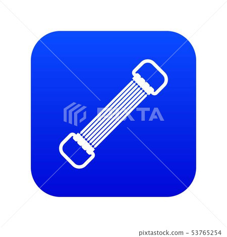 Sports stretchable belt icon digital blue 53765254