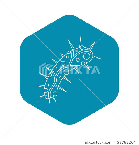 Virus icon, outline style-插圖素材 [53765264] - PIXTA圖庫