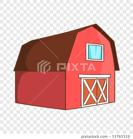Barn for animals icon, cartoon style 53765328