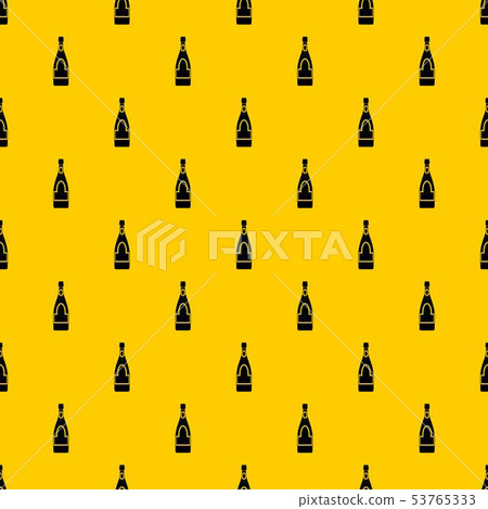 Champagne bottle pattern vector Champagne bottle pattern vector 53765333