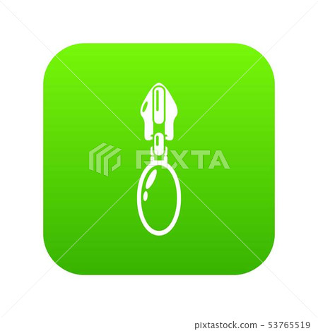 Oval zip icon, simple style - Stock Illustration [53765519] - PIXTA