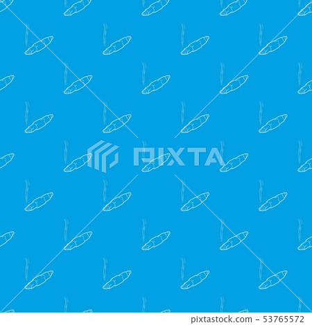 Marijuana joint pattern vector seamless blue 53765572