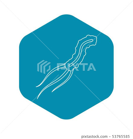 Dangerous virus icon, outline style Dangerous virus icon, outline style 53765585