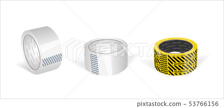 White glossy cello tape roll   53766156