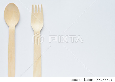 Fork and spoon image of a meal 53766605