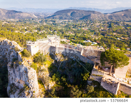 Xativa castle at sunny day Xativa castle at sunny day 53766684