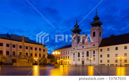 Cathedral of Gyor, Hungary 53767033