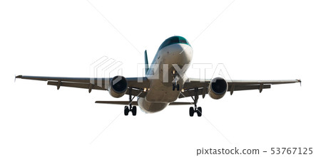 Passenger plane isolated Passenger plane isolated 53767125