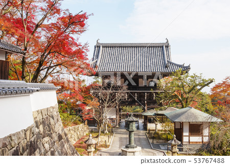 京都Zentsuji寺廟秋葉京都京都圖像 53767488