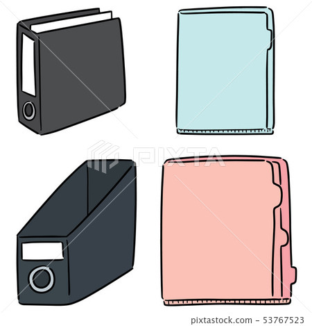 vector set of folder - Stock Illustration [53767523] - PIXTA