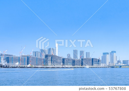 Mansion under construction (Tokyo, Harumi) 53767808