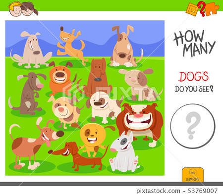 counting dogs activity worksheet task counting dogs activity worksheet task 53769007