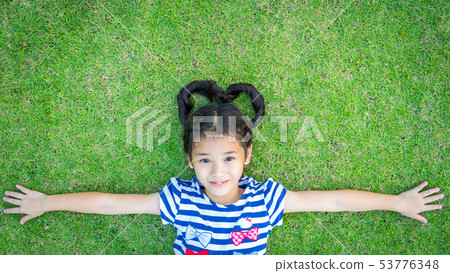 Eco friendly environment concept with healthy kid 53776348