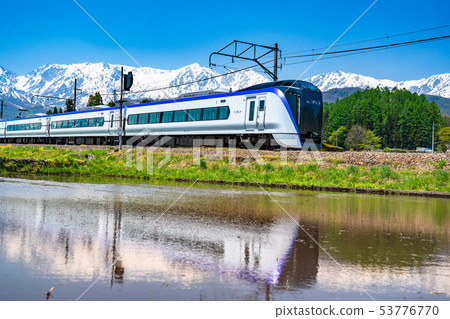 能夠欣賞梓和北阿爾卑斯山景色的《長野縣》白馬村 53776770