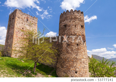 Ananuri fortress facade, Georgia 53777141