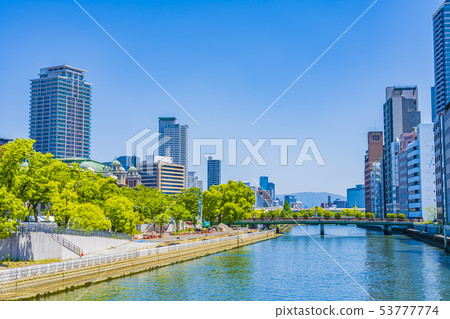 Osaka Kita Nakanoshima cityscape Osaka Kita Nakanoshima cityscape 53777774