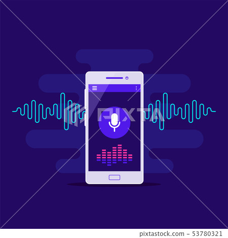 Voice recognition concept 53780321