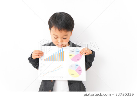 給演示文稿的商人 給演示文稿的商人 53780339