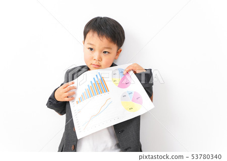 給演示文稿的商人 給演示文稿的商人 53780340
