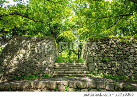 The ruins of the back gate Tsushiro 53780366