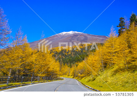 Scenery seen from Mt. Fuji of autumnal season, Fuji skyline of Fujinomiya-shi Scenery seen from Mt. Fuji of autumnal season, Fuji skyline of Fujinomiya-shi 53781305