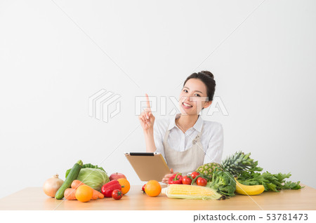 營養師烹飪教練圖像 營養師烹飪教練圖像 53781473