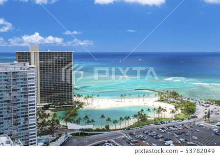[Hawaii] Waikiki Beach 53782049
