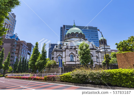 Scenery of Ochanomizu Hongo Dori and Nicolai Dodo Scenery of Ochanomizu Hongo Dori and Nicolai Dodo 53783187