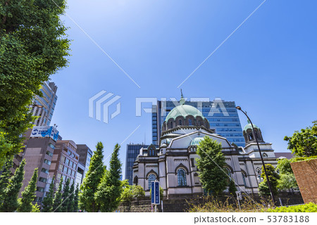 Scenery of Ochanomizu Hongo Dori and Nicolai Dodo Scenery of Ochanomizu Hongo Dori and Nicolai Dodo 53783188