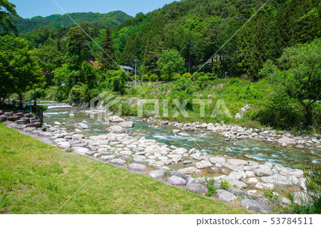 [Iida] Myokoto Park campground river play spot 53784511