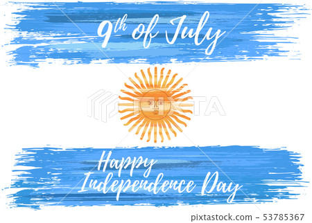 Happy Argentina independence day 9th of July 53785367