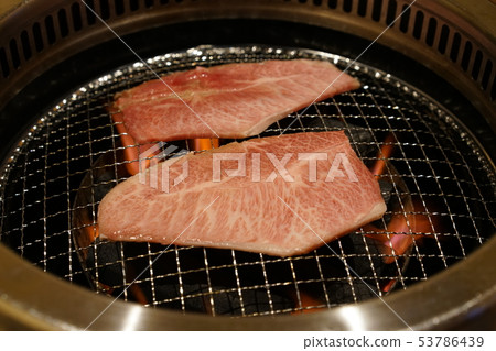 Grilled meat, charcoal grill, charcoal fire, hormones, flame, ready to eat, pre-prepared, juicy, meat juice Grilled meat, charcoal grill, charcoal fire, hormones, flame, ready to eat, pre-prepared, juicy, meat juice 53786439