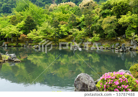Tenryu-ji寺Soogen池塘Ojo Tenryu-ji寺Soogen池塘Ojo 53787488