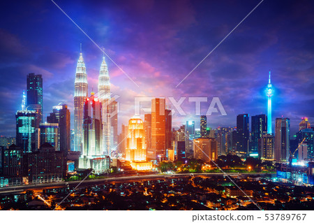 Kuala Lumpur skyline Kuala Lumpur skyline 53789767