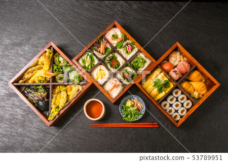 Somen japanese summer thin noodles (somen) 53789951
