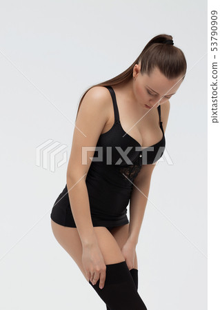 Sexy girl shows her breasts Sexy girl shows her breasts 53790909