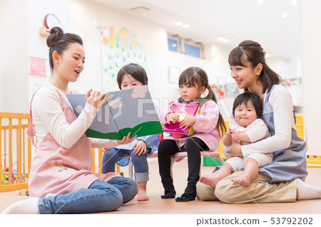幼兒園，幼兒園老師，閱讀故事，戲劇，圖畫書 53792202