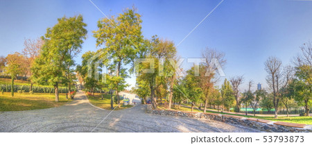 Primorsky Boulevard in Odessa at fall Primorsky Boulevard in Odessa at fall 53793873