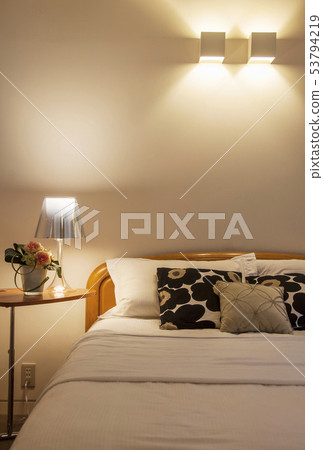 Bedroom Night image Night bedroom Image material 53794219