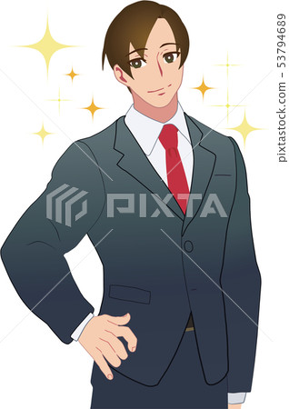 Handsome businessman 53794689