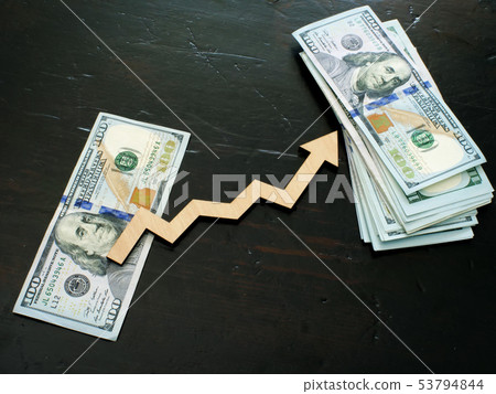 Finance success and investment concept. Finance success and investment concept. 53794844