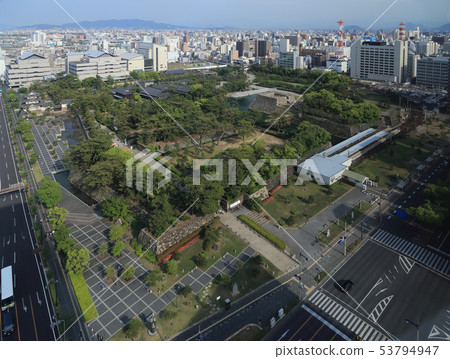 高松市Tamamo公園(高松城遺址)及其周邊地區 高松市Tamamo公園(高松城遺址)及其周邊地區 53794947