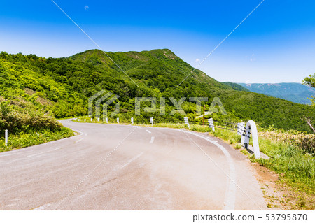 Miyagi Hanadate Pass to Miyagi Onikoku Winding Road Miyagi Hanadate Pass to Miyagi Onikoku Winding Road 53795870