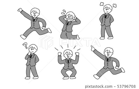 Company employee male set (simple) 53796708