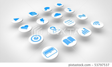 Application Icon Round White Angle Application Icon Round White Angle 53797537