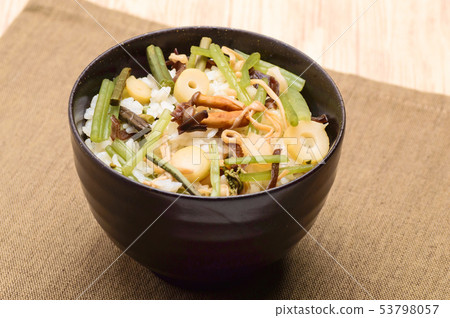 Wild vegetable rice Wild vegetable rice 53798057