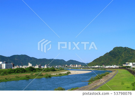 岐阜市長良川和岐阜城堡 岐阜市長良川和岐阜城堡 53798076