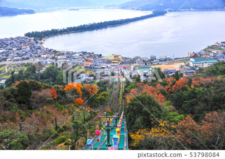 View Amanohashidate from Umbrella Matsu Park 53798084
