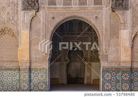 Typical Arab arches with their arabesques. Typical Arab arches with their arabesques. 53798480