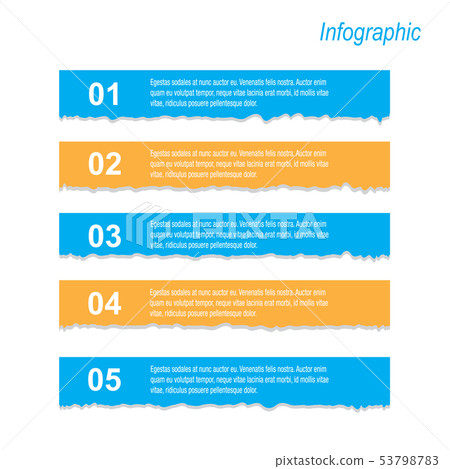 Info-graphic design template. 53798783